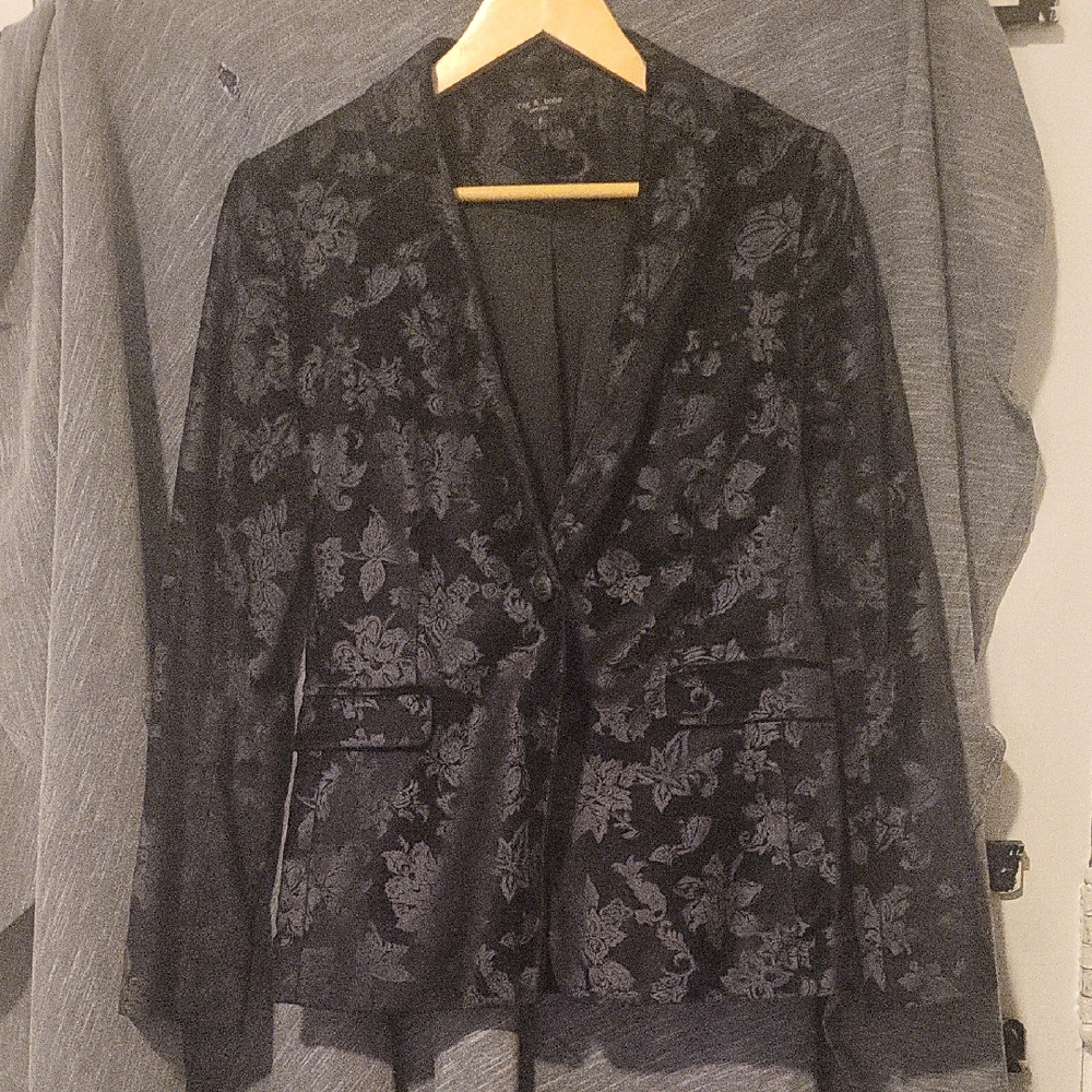 Rag & Bone Black Blazer Semi-Formal Suit Jacket